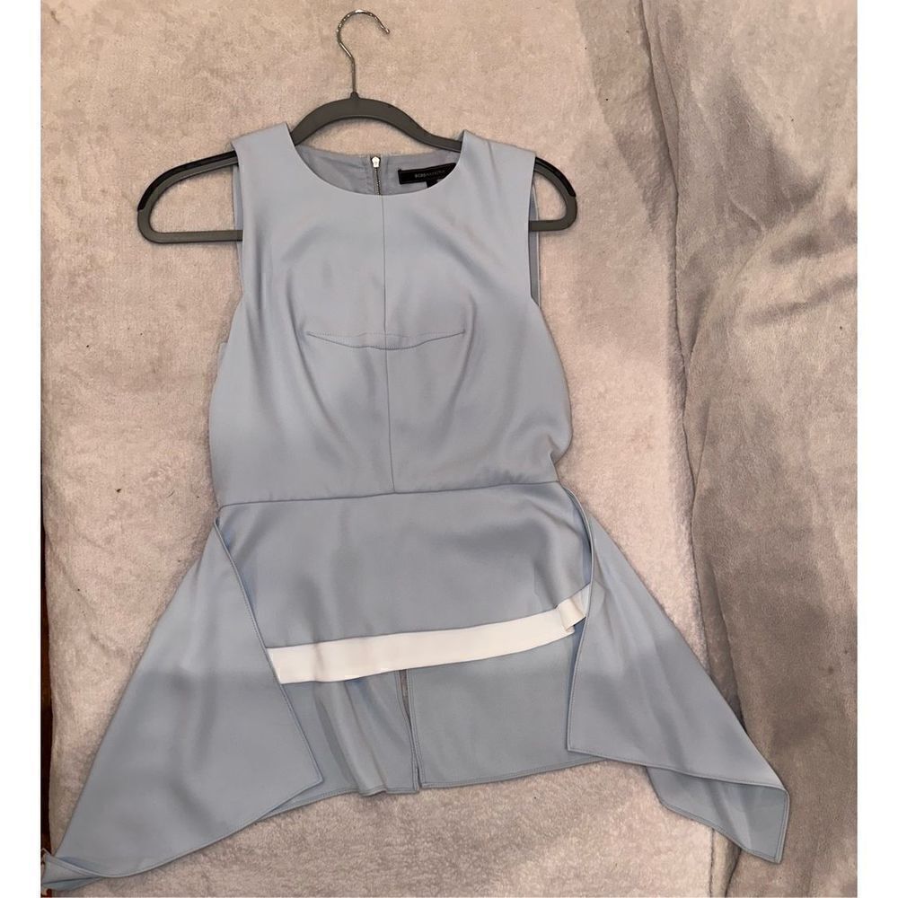 Baby blue women’s blouse BCBG MAXAZRIA size S